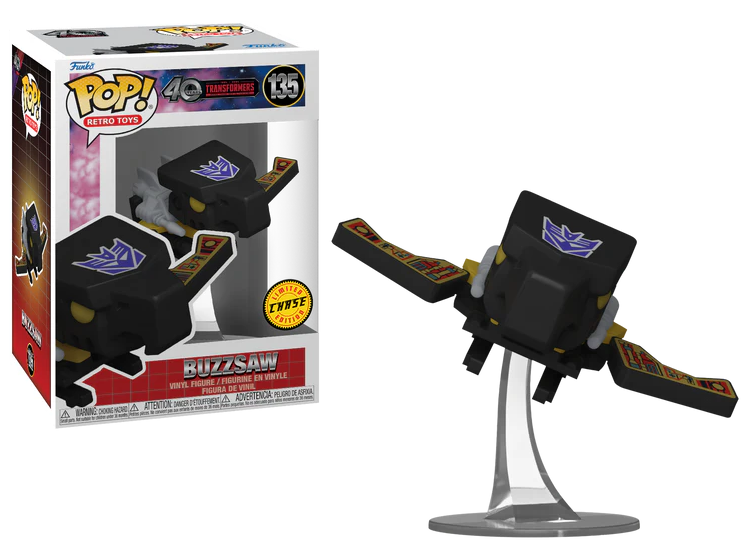 TRANSFORMERS G1 - POP Retro Toys N° 135 - Laserbeak avec Chase - 2