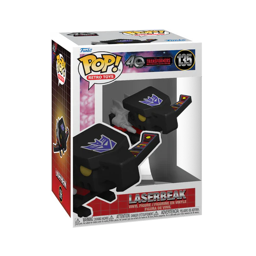 TRANSFORMERS G1 - POP Retro Toys N° 135 - Laserbeak avec Chase - 3