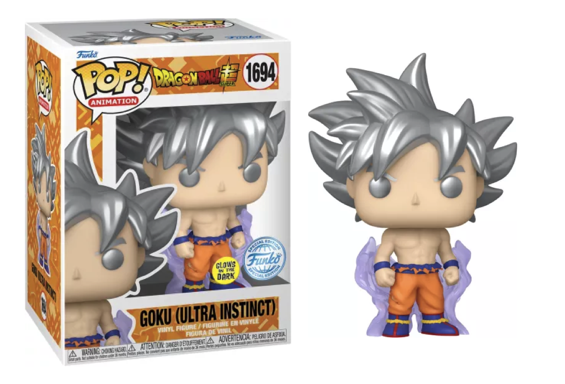 DRAGON BALL Z - POP N°1694 -  Goku Ultra Instinct (Glow in the Dark)