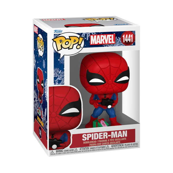 HOLIDAY '24 - POP Marvel N° 1441 - Spider-Man avec cadeau ouvert - 2