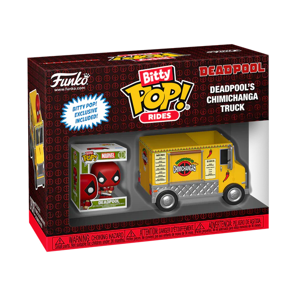 MARVEL - Bitty Pop Ride - Deadpool avec Camion Chimichanga - 2