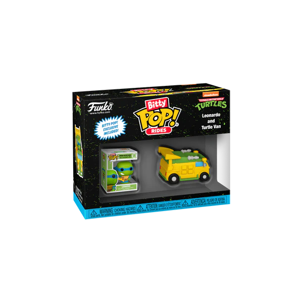 TORTUES NINJAS - Bitty Pop Ride - Leonardo avec Van - 2