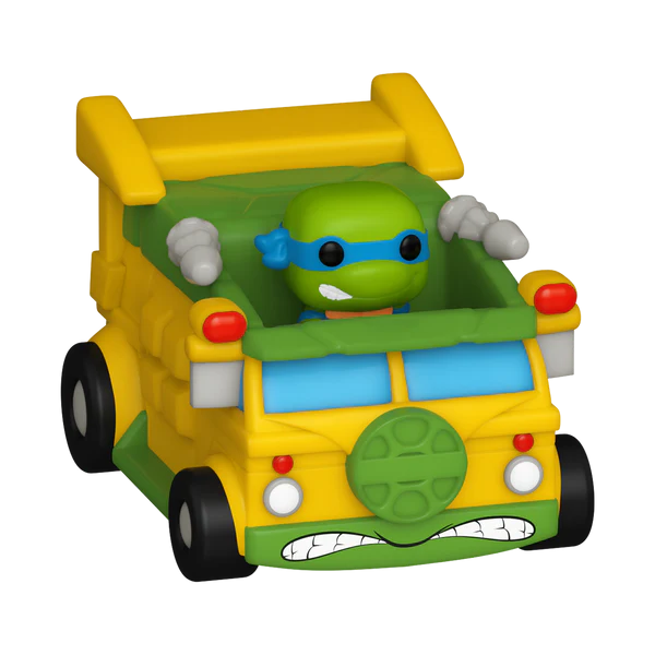 TORTUES NINJAS - Bitty Pop Ride - Leonardo avec Van - 3
