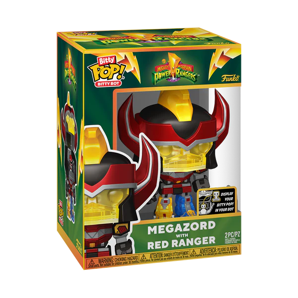 POWER RANGERS - Bitty Bots - Megazord avec Ranger Rouge - 2