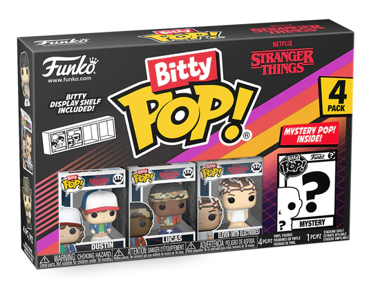 STRANGER THINGS - Bitty Pop 4 Pack 2.5cm - Dustin - 2
