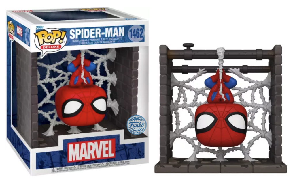 MARVEL POP Deluxe N° 1462 Spider-Man (Webbed) ShopForGeek