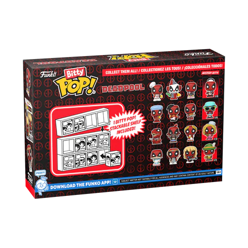 DEADPOOL - Bitty Pop 4 Pack 2.5cm - BBQ Master - 3