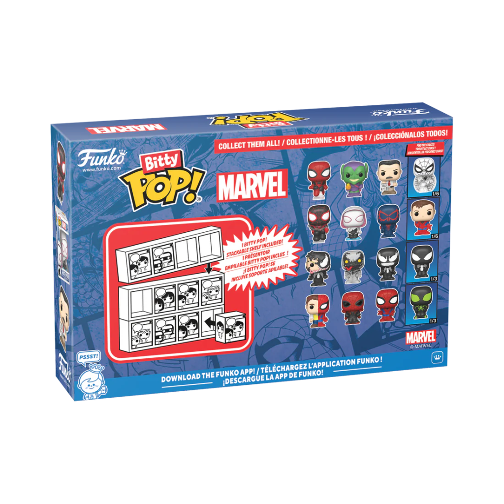 SPIDER-MAN - Bitty Pop 4 Pack 2.5cm - Venom - 2