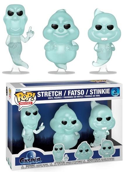 CASPER 30TH ANNIVERSARY - POP Movies - 3PK - Stretch, Fatso
