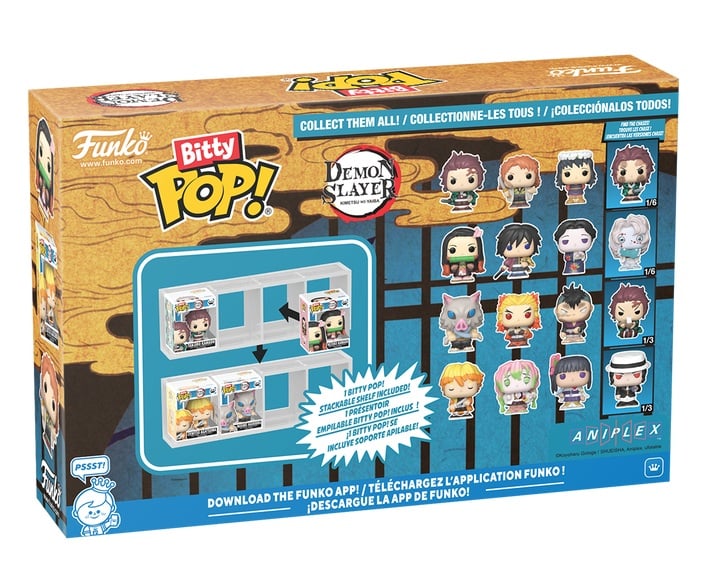 DEMON SLAYER - Bitty Pop 4 Pack 2.5cm - Zenitsu