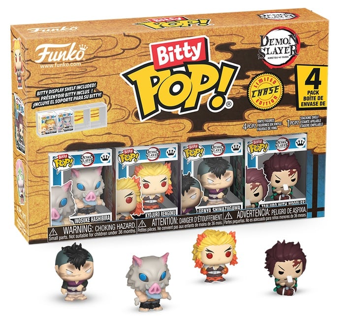 DEMON SLAYER - Bitty Pop 4 Pack 2.5cm - Inosuke
