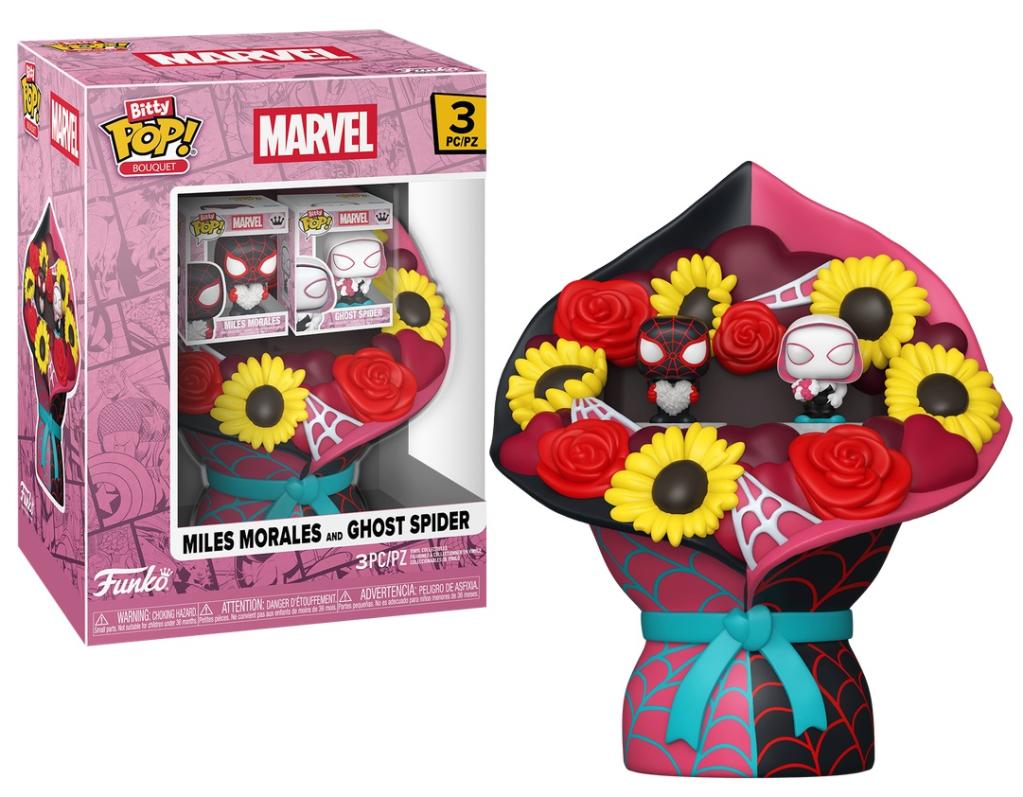 SM VALENTINES Miles Morales Ghost Spider Bitty Pop Bouquet