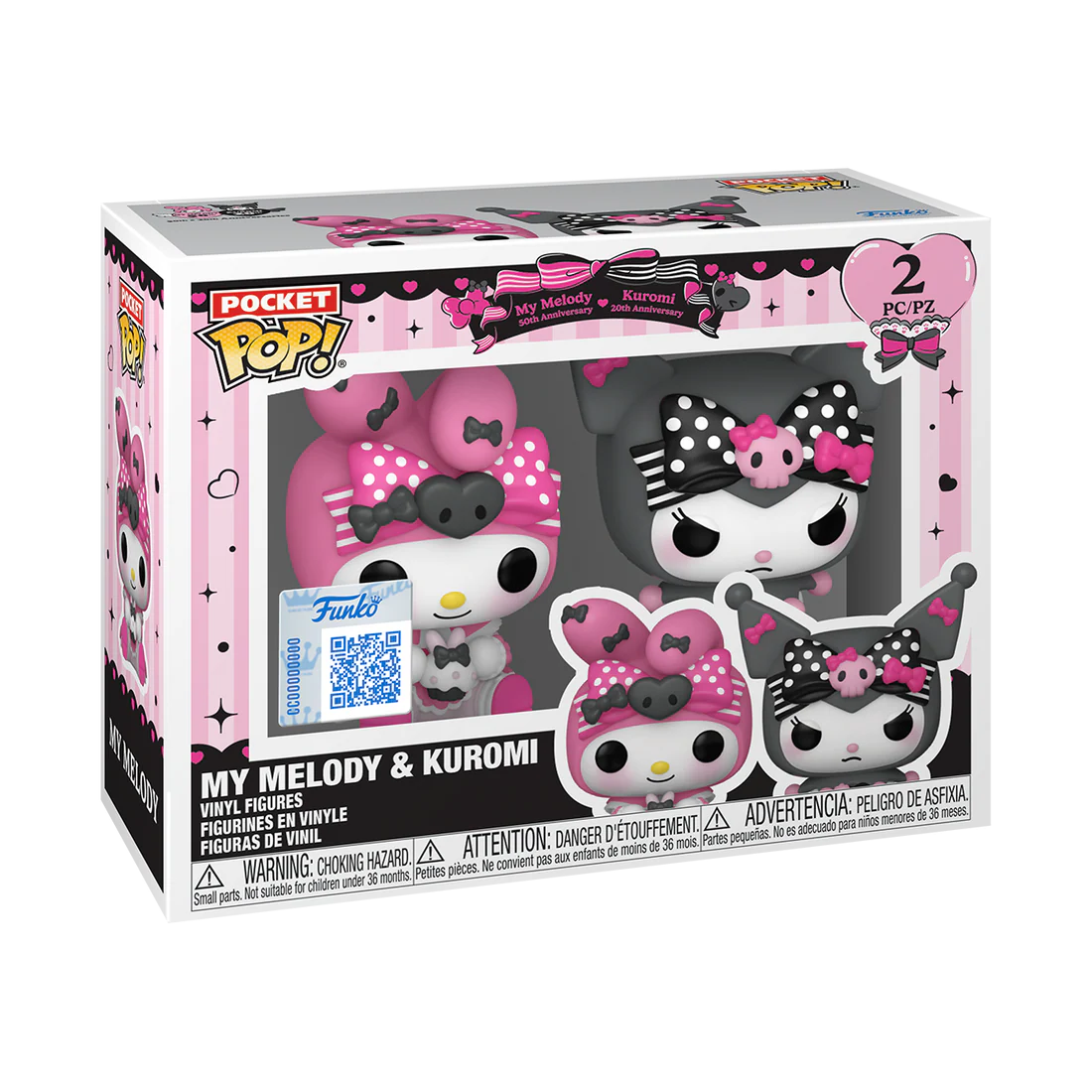 kuromi　ベル2枚 Bitty Pop! My Melody & Kuromi 2-Pack | Funko