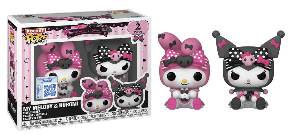 SANRIO - Pocket POP 2 Pack - Kuromi / My Melody : ShopForGeek.com