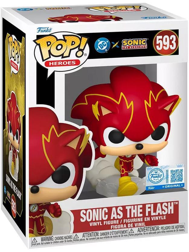 JLA & SONIC - POP Heroes N° 593 - Sonic en Flash - 2