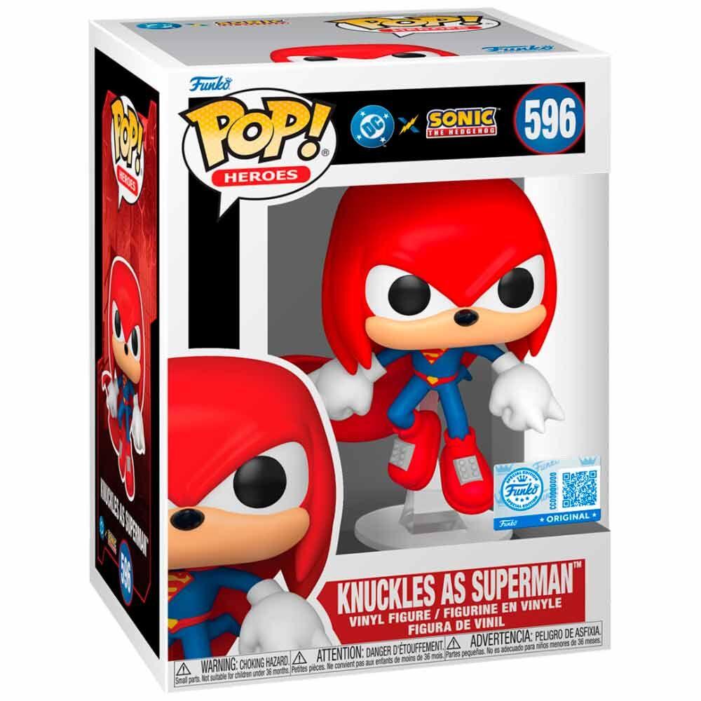 JLA & SONIC - POP Heroes N° 596 - Knuckles en Superman - 2
