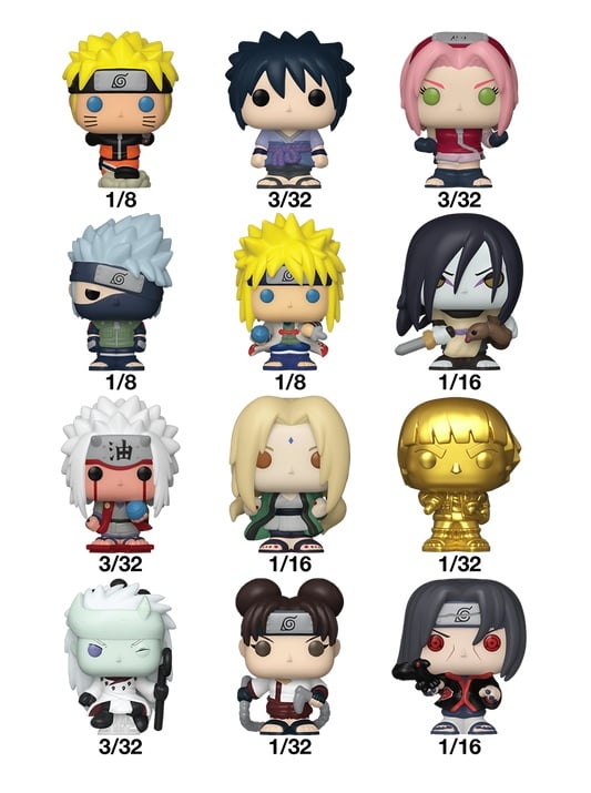 NARUTO SHIPPUDEN - Mystery Bitty Pop (Box 32 pièces)
