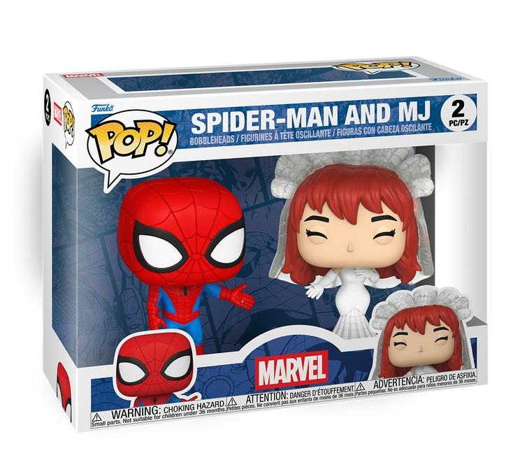 SUPERHERO COUPLES - POP Marvel - 2 Pack Spider-Man & MJ - 2