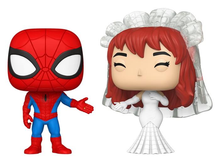 SUPERHERO COUPLES - POP Marvel - 2 Pack Spider-Man & MJ - 3
