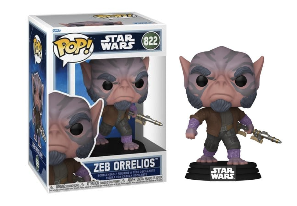 MANDALORIAN & GROGU - POP Star Wars N° 822 - Zeb Orrelios