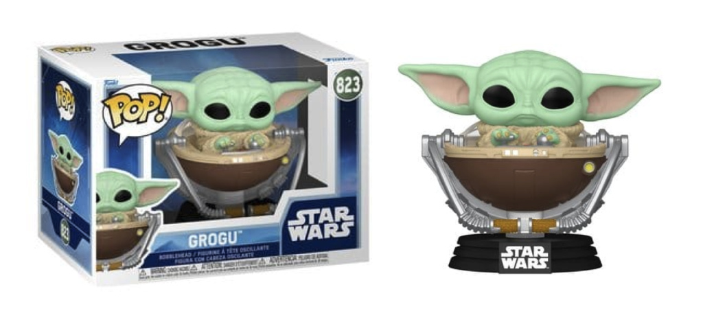 Funko Pop!: Star Wars (Mandalorian & Grogu) - Grogu #823 Bobble-Head Vinyl Figure