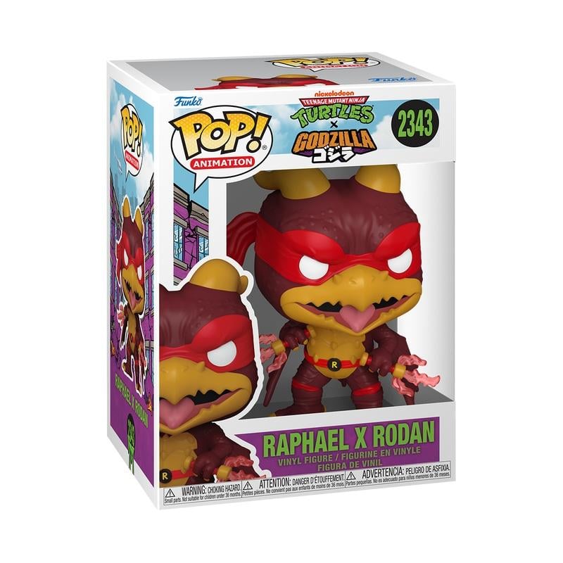 GODZILLA X TURTLES - POP Animation N° 2343 - Raphael X Rodan - 2