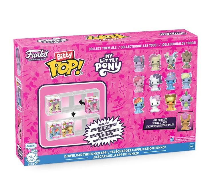 MY LITTLE PONNY - Bitty Pop 4 Pack 2.5cm - Rainbow Dash avec Chase - 2