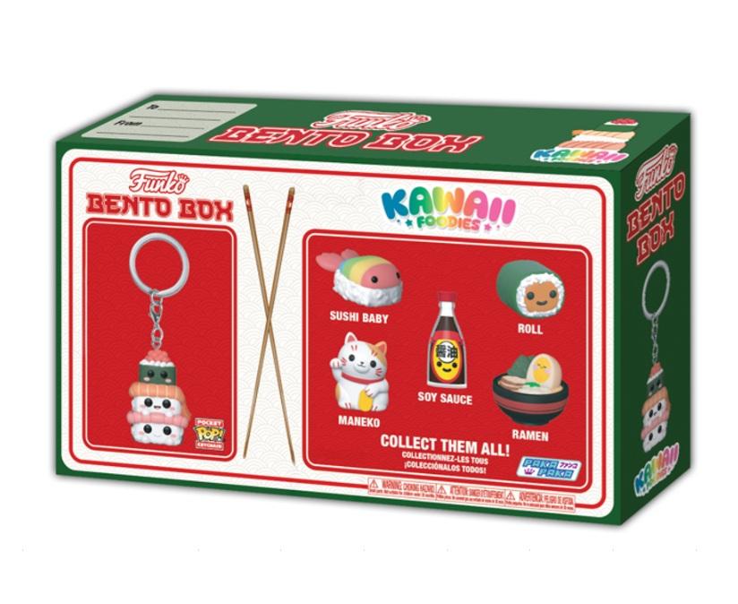 FOODIES - POP Bento Box - 2 Vinyl figures, 1 Vinyl figure keychain - 2