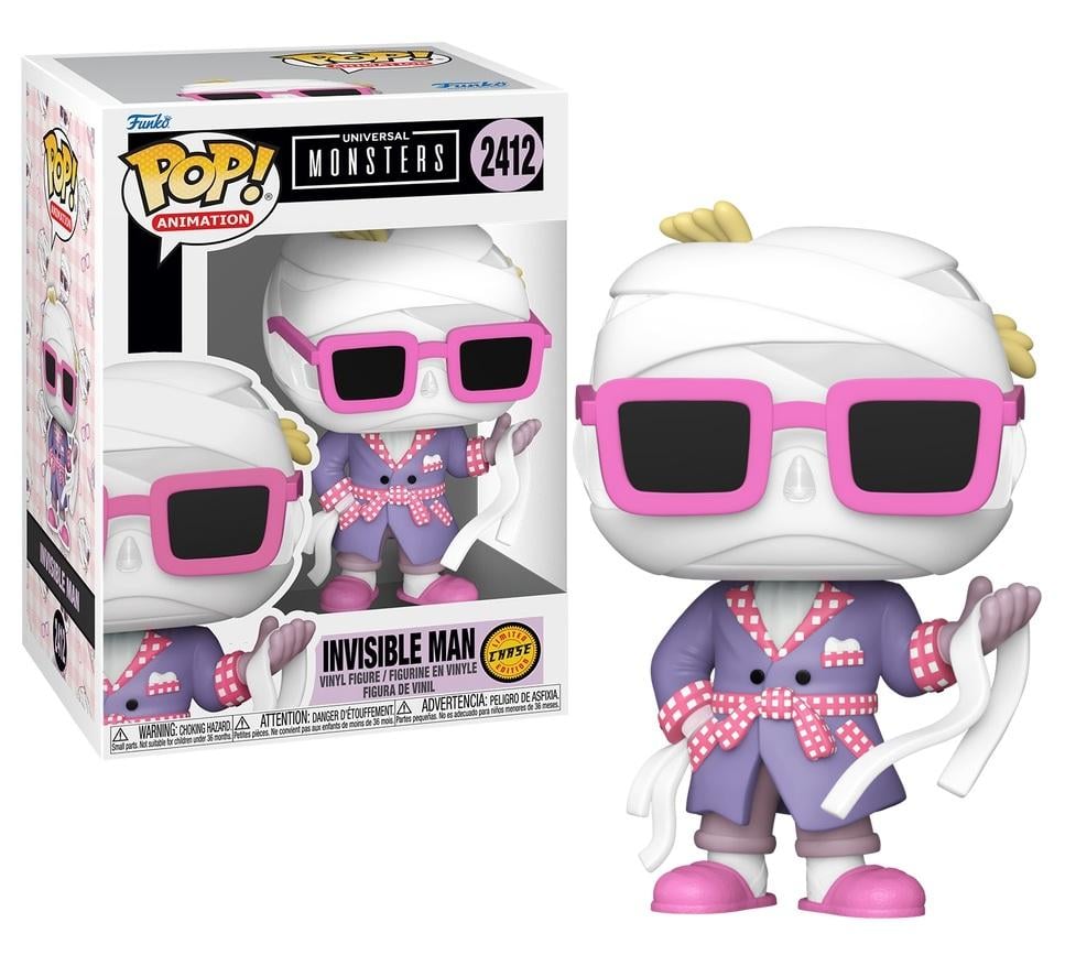 UNIVERSAL MONSTERS - POP Movies N° 2412 - Invisible Man with Chase - 2