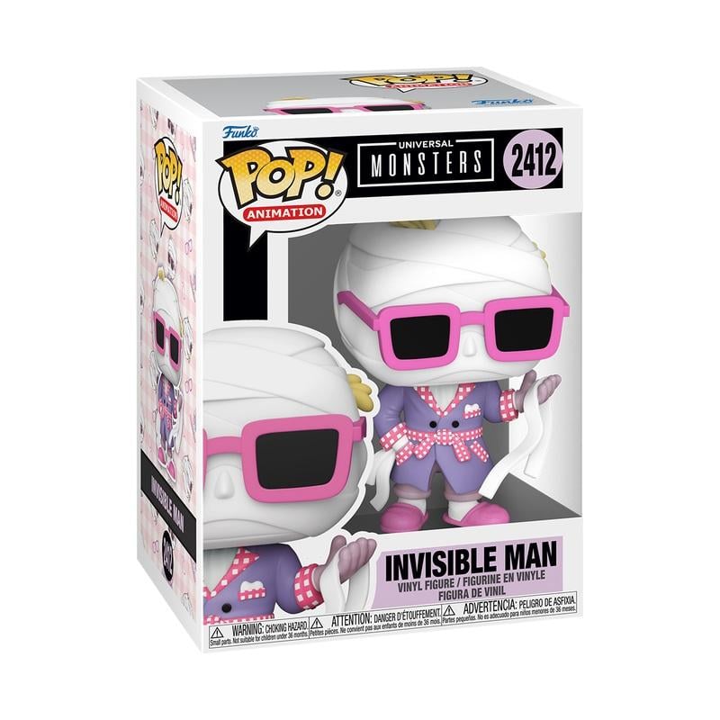 UNIVERSAL MONSTERS - POP Movies N° 2412 - Invisible Man with Chase - 3