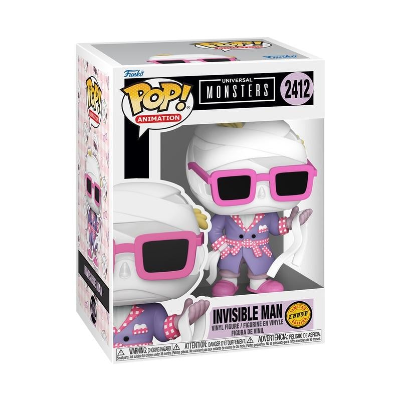UNIVERSAL MONSTERS - POP Movies N° 2412 - Invisible Man with Chase - 5