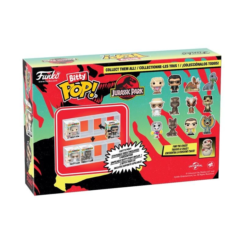 JURASSIC PARK - Bitty Pop 4 Pack 2.5cm - Mr. DNA - 2