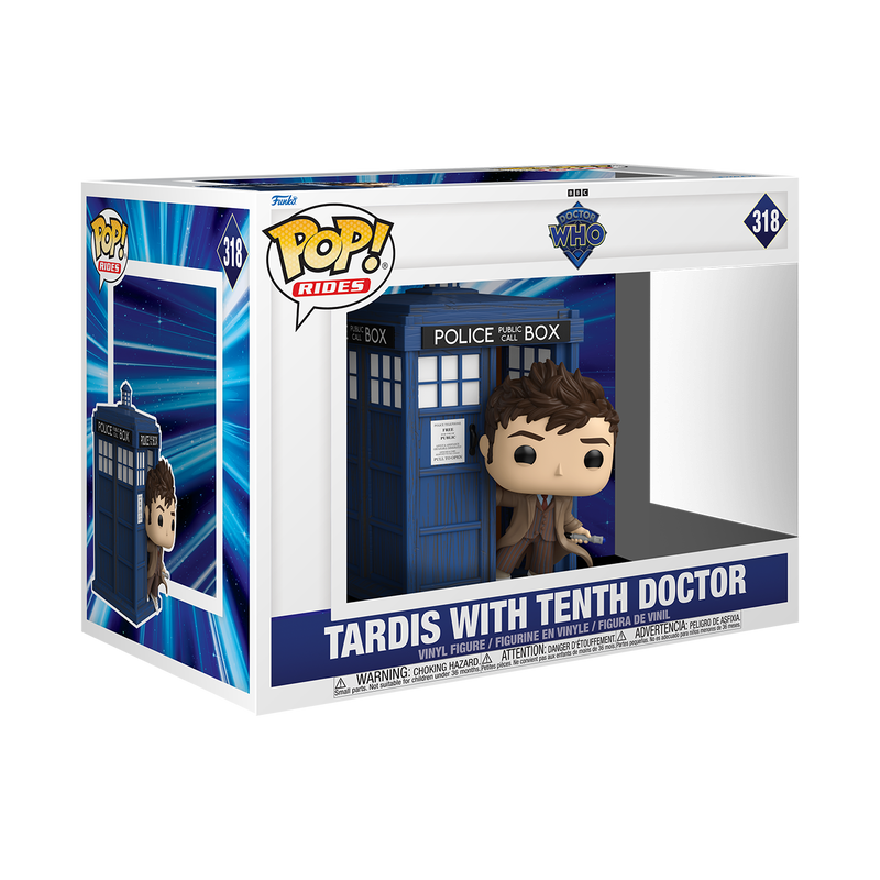 DOCTOR WHO - POP Ride DLX N° 318 - Dixième Docteur avec TARDIS - 2