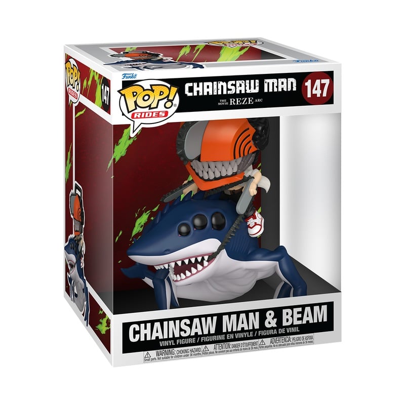 CHAINSAW MAN REZE - POP Ride DLX N° 147 - Chainsaw Man & Beam