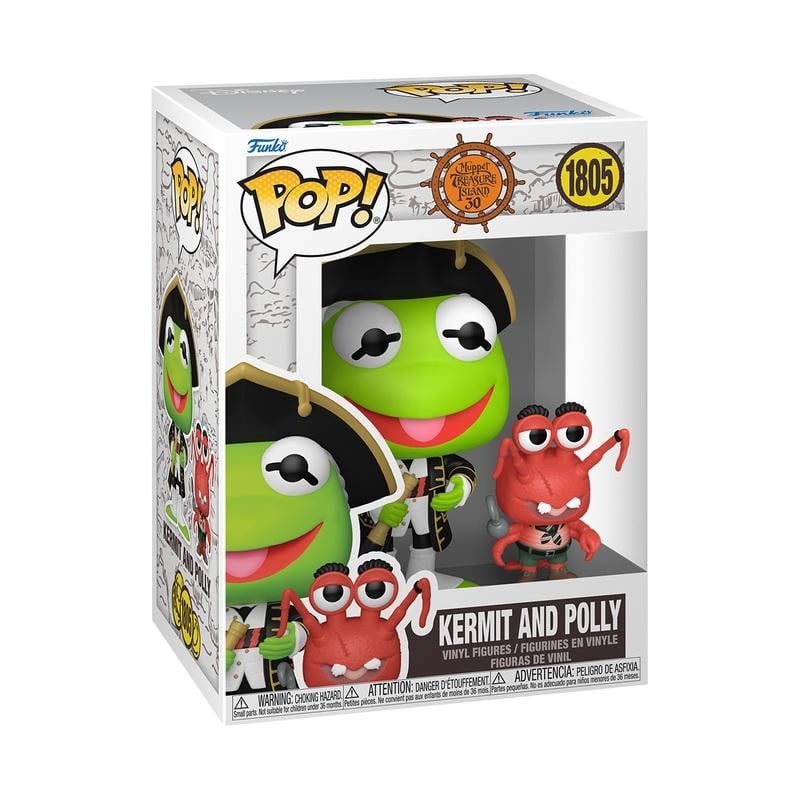 MUPPETS TREASURE ISLAND - POP & Buddy N° 1805 - Kermit & Polly - 2