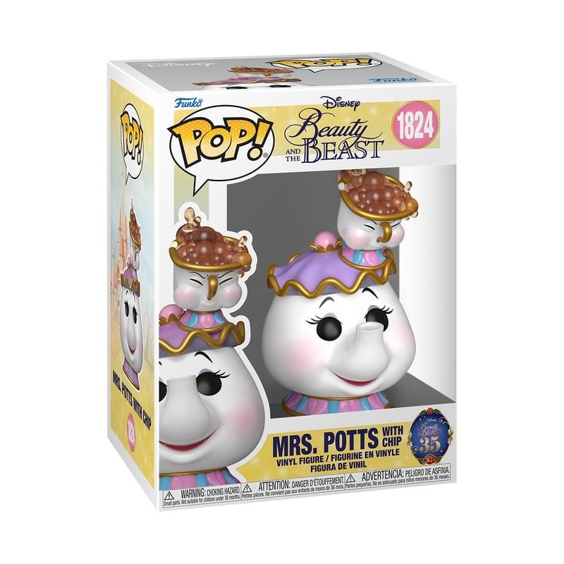 BEAUTY AND THE BEAST - POP Disney N° 1824 - Mrs. Pott with Chip - 2