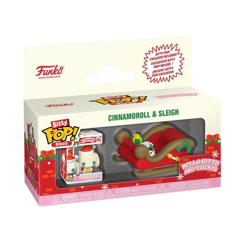 HELLO KITTY HOLIDAY - Bitty Pop Ride - Sleigh with Cinnamoroll - 2