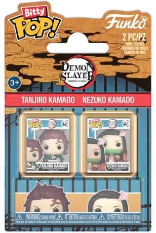 DEMON SLAYER - Bitty Pop 2 Pack 2.5cm - Tanjiro & Nezuko