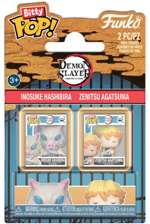 DEMON SLAYER - Bitty Pop 2 Pack 2.5cm - Inosuke & Zenitsu