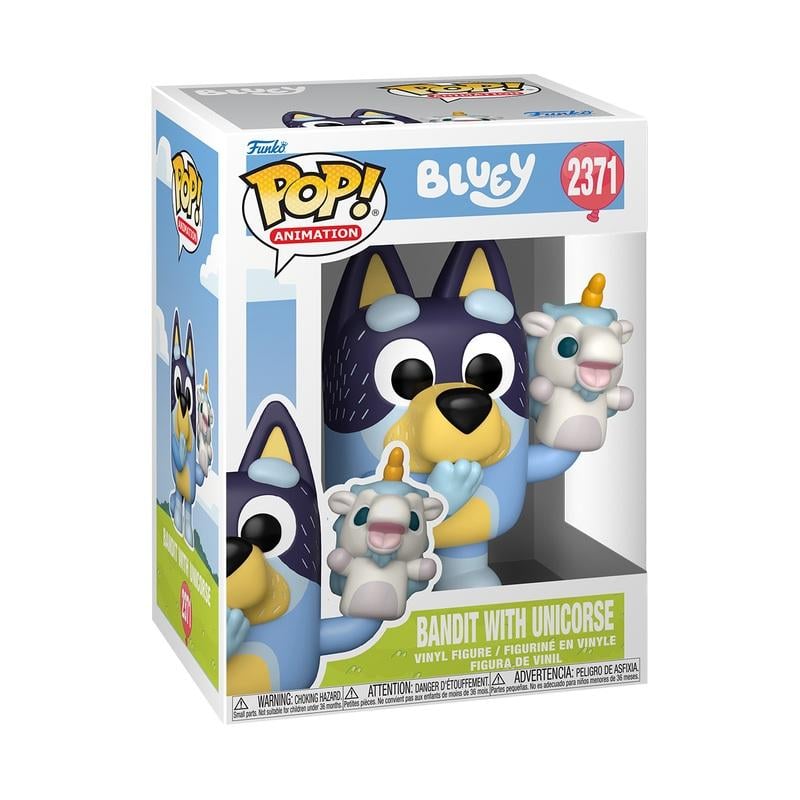 BLUEY - POP Animation N° 2371 - Bandit with Unicourse - 2