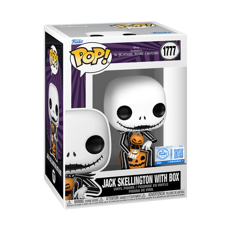 NIGHTMARE BEFORE CHRISTMAS - POP Disney N° 1777 - Jack with box - 3