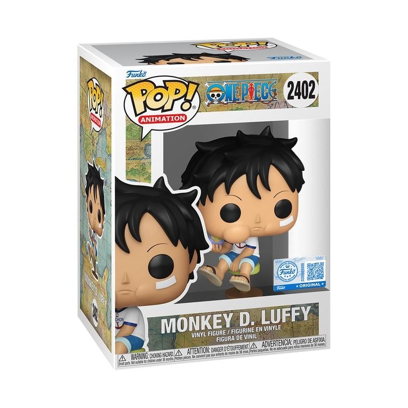 ONE PIECE - POP Animation N° 2402 - Luffy enfant mangeant fruit demon - 2