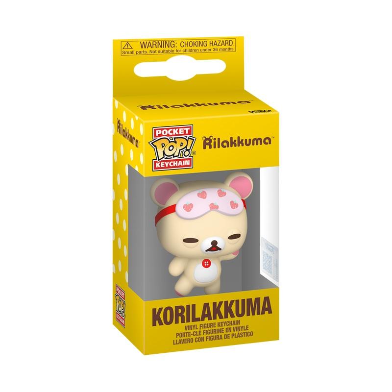 RILAKKUMA - Pocket Pop Keychain - Korilakkuma Sleepy - 2