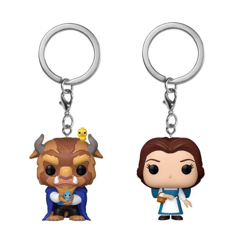 BEAUTY AND THE BEAST - Pocket Pop Keychains 2 Pack - 3