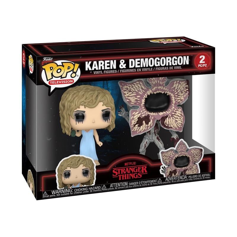 STRANGER THINGS - POP TV - 2 Pack Karen & Demorgogon - 2