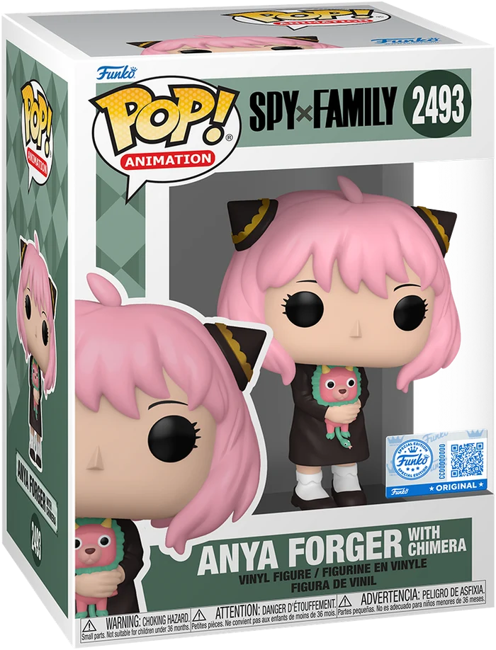 SPY X FAMILY - POP Animation N° 2493 - Anya Forger avec Chimera - 2