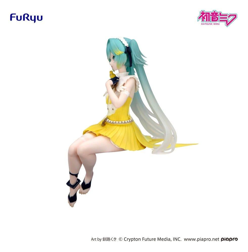 HATSUNE MIKU - Canary Bird - Statue Noodle Stopper 14cm - 3