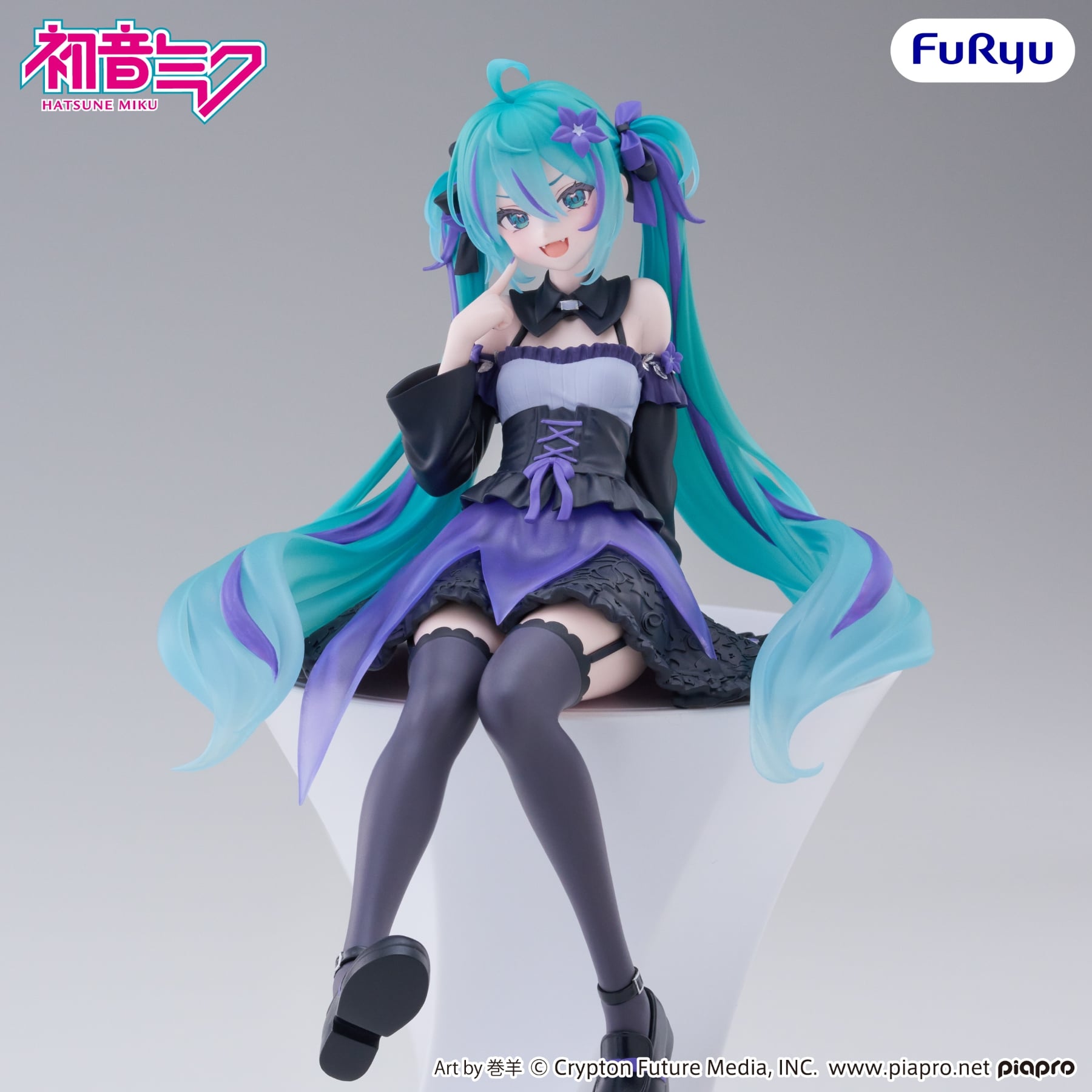 HATSUNE MIKU - Flower Fairy Bellflower - Statuette Noodle Stopper 14cm