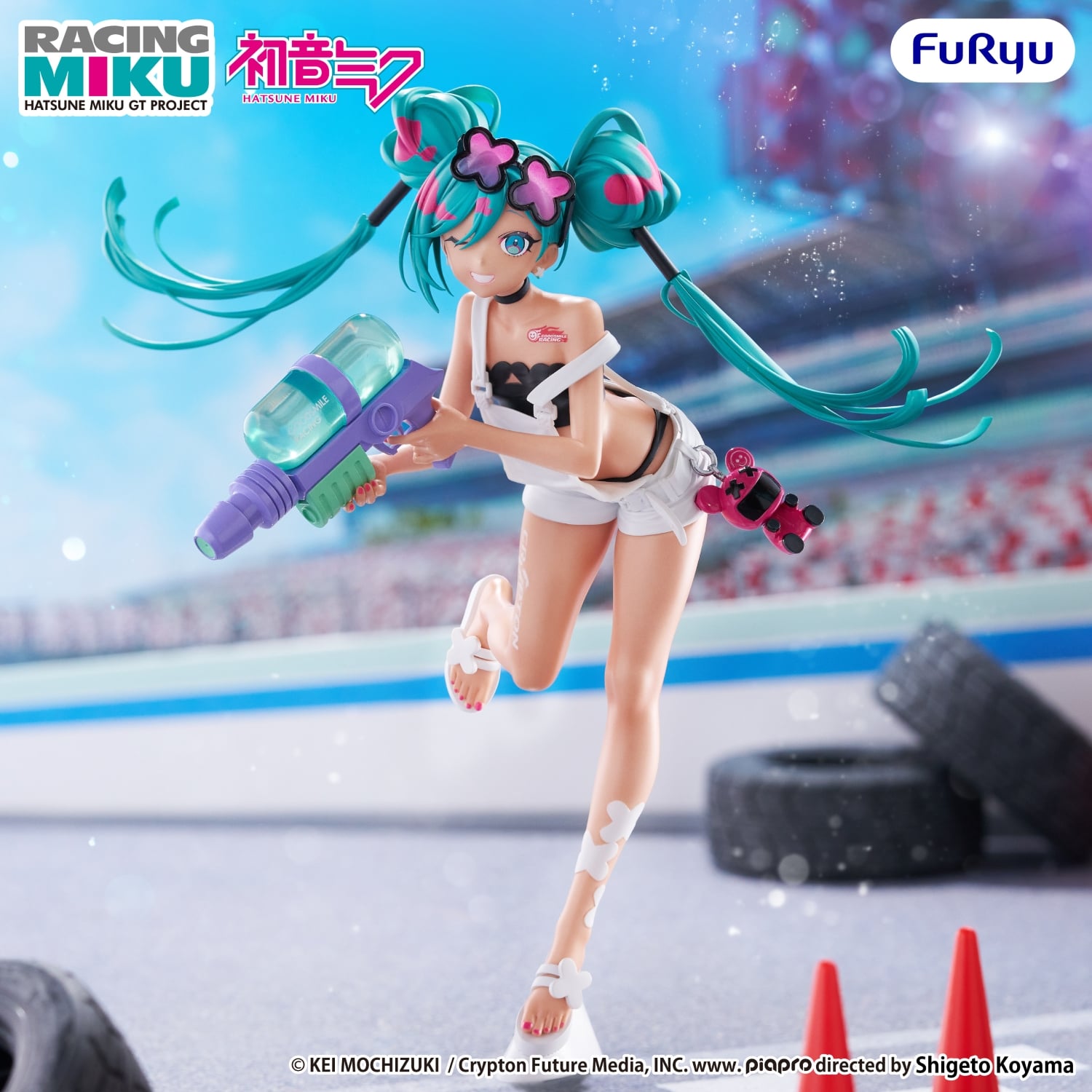 HATSUNE MIKU GT PROJECT - Racing Miku 2025 - Statuette Muchute 20cm