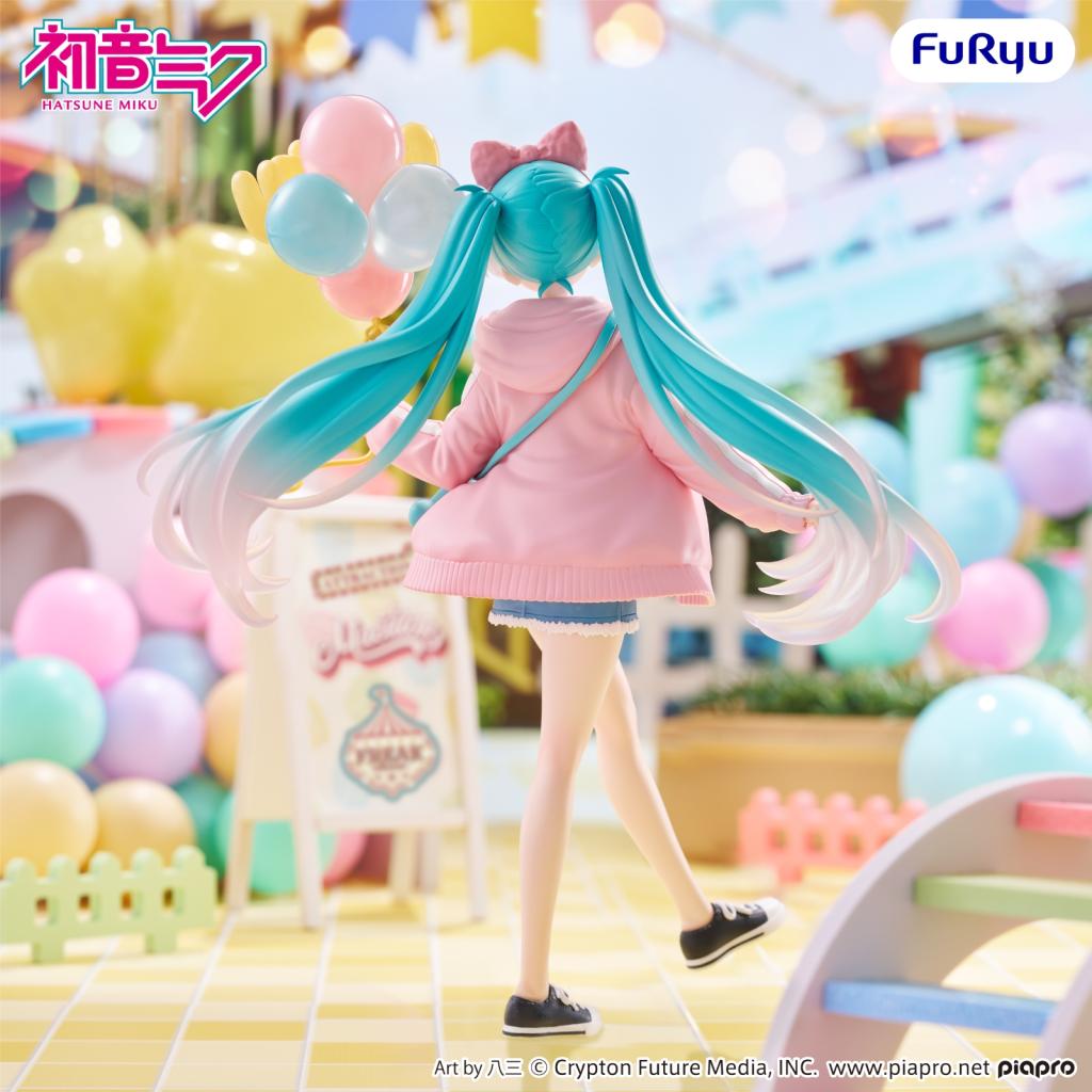 HATSUNE MIKU - Theme Park Date - Statue Muchute 19cm - 3
